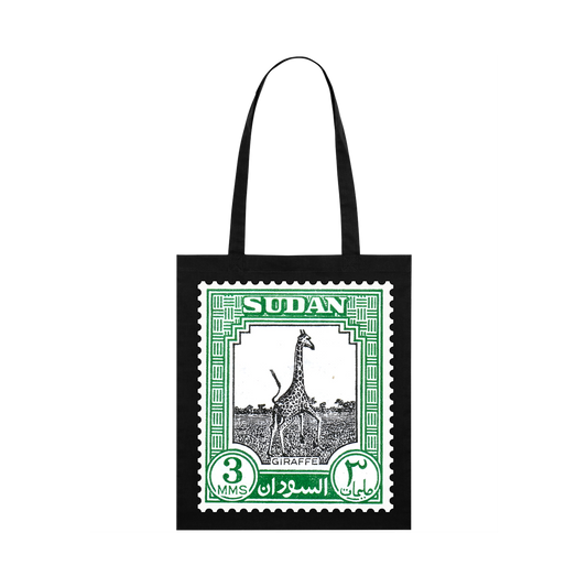 Giraffe Stamp Totebag